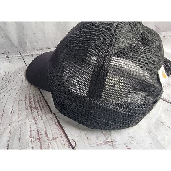 Carhartt Est. 1889 Patch Hat Mens Snapback Black Mesh Back Truck Hat - Picture 5 of 8